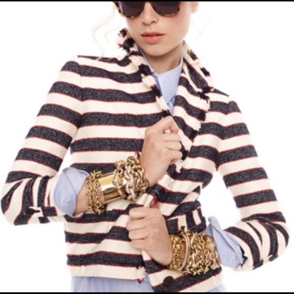 J. CREW COLLECTION ∣ Legion Stripe Jacket - Picture 3 of 8